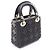 Christian Dior Lady Mini Beaded 2-Way Handbag Black Multiple colors - view 2