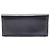 Céline Cartera larga bi-fold Celine de piel negra Negro