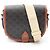 Céline Celine Large Strap Folco Triomphe Schultertasche Braun Schwarz