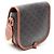 Céline Celine Large Strap Folco Triomphe Schultertasche Braun Schwarz - Ansicht 2