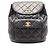 Chanel Matelassé Turnlock Chain Backpack Black