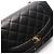 Borsa a tracolla Chanel Matelassé Diana Flap Nero - vista 10