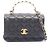 Borsa a mano e a tracolla 2-way Chanel Matelassé Nero