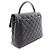 Borsa Chanel Matelassé in pelle di vitello granulata nera Nero - vista 2