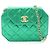 Borsa a tracolla Mini Matelassé Chanel Verde