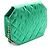Borsa a tracolla Mini Matelassé Chanel Verde - vista 2