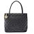 Borsa Tote Chanel Reissue in pelle di vitello martellata nera Nero