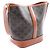 Céline Celine Small Bucket Triomphe Schultertasche Braun Schwarz - Ansicht 2