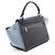 Céline Borsa a mano Celine Trapeze Small Nero Blu - vista 2