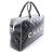 Borsa Bowling Chanel Matelassé Logo Nero Bianco - vista 2