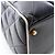 Borsa Bowling Chanel Matelassé Logo Nero Bianco - vista 9