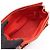 Borsa a tracolla Chanel in vitello grana rossa Rosso - vista 3