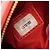 Borsa a tracolla Chanel in vitello grana rossa Rosso - vista 5