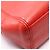 Borsa a tracolla Chanel in vitello grana rossa Rosso - vista 7