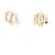 Christian Dior DIO(R)EVOLUTION Clip-Ohrringe Weiß Golden - Ansicht 2