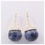 Orecchini Christian Dior Dior Tribal Drop D'oro Blu navy - vista 6