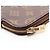 Louis Vuitton Pochette Document Clutch Handbag Marrone - vista 6