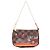 Borsa Louis Vuitton Mini Pochette Accessoires Damier Ebene Illustré Marrone Multicolore