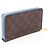 Louis Vuitton Zippy Wallet Brown Blue Monogram - view 2