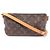 Louis Vuitton Trotteur Monogram Schultertasche Braun