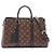 Borsa 2-Way Louis Vuitton Soufflot NV MM Monogram Noir Marrone Nero