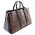 Borsa 2-Way Louis Vuitton Soufflot NV MM Monogram Noir Marrone Nero - vista 2