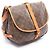 Borsa a tracolla Louis Vuitton Saumur 35 Monogram Marrone - vista 2