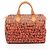 Louis Vuitton Speedy 30 Monogram Graffiti Handtasche Braun Orange