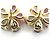 Bulgari Orecchini a lobo Bvlgari Flower Contrail Multicolore D'oro - vista 5