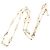 Bulgari Collar de perlas BVLGARI Lucia 10P Blanco Dorado - vista 2