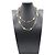 Bulgari Collar de perlas BVLGARI Lucia 10P Blanco Dorado - vista 6