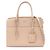 Prada Esplanade Saffiano 2-Way Handtasche Beige