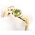 Bulgari Anello Bvlgari Tubogas Spiga in oro giallo 18K con citrino e peridoto D'oro Verde - vista 5