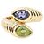 Bulgari Anello Bvlgari Doppio Baccherato Blu D'oro Verde - vista 2