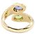 Bulgari Anello Bvlgari Doppio Baccherato Blu D'oro Verde - vista 3