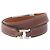 Hermès Pulsera Rivale Double Tour Hermes Castaño - vista 2