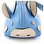 Borsa Gucci Children's Zoo GG Supreme Pig Blu Beige - vista 15