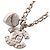 Chanel Coco Mark Heart Halskette Silber - Ansicht 2