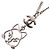 Collana Chanel B16K Coco Mark Cat Argento - vista 2