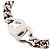 Pulsera Chanel B21A Coco Mark Charm Plata - vista 3