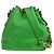 Chanel Vintage CC Bucket Caviar Small Verde - vista 2