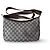 Borsa a tracolla Gucci GG Canvas Nera Nero - vista 7