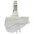 Borsa Christian Dior DIOR Saddle Daniel Arsham Marrone Bianco