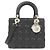 Christian Dior Lady Dior Medium Handtasche M0565ONGE Schwarz
