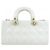 Borsa Christian Dior Lady D-Joy Medium Bianco - vista 2