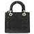 Borsa Christian Dior Lady Medium Nero - vista 2