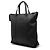 Borsa Tote Fendi Zucca nera in PVC Nero - vista 2
