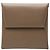 Hermès Hermes Bastia Geldbörse/Münzbeutel Braun Beige Taupe