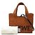 Loewe Font Tote Small Handtasche Braun - Ansicht 7