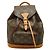 Louis Vuitton Monogram Mini Montsouris Rucksack Braun